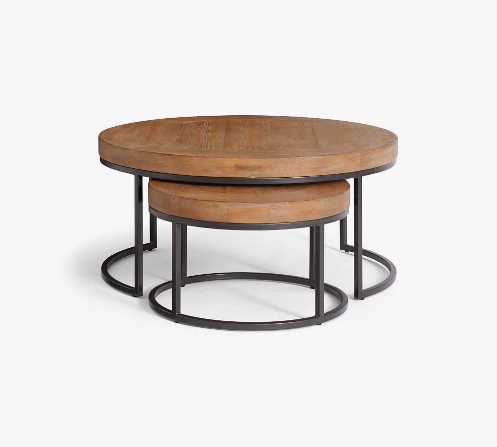 Malcolm round nesting coffee tables store